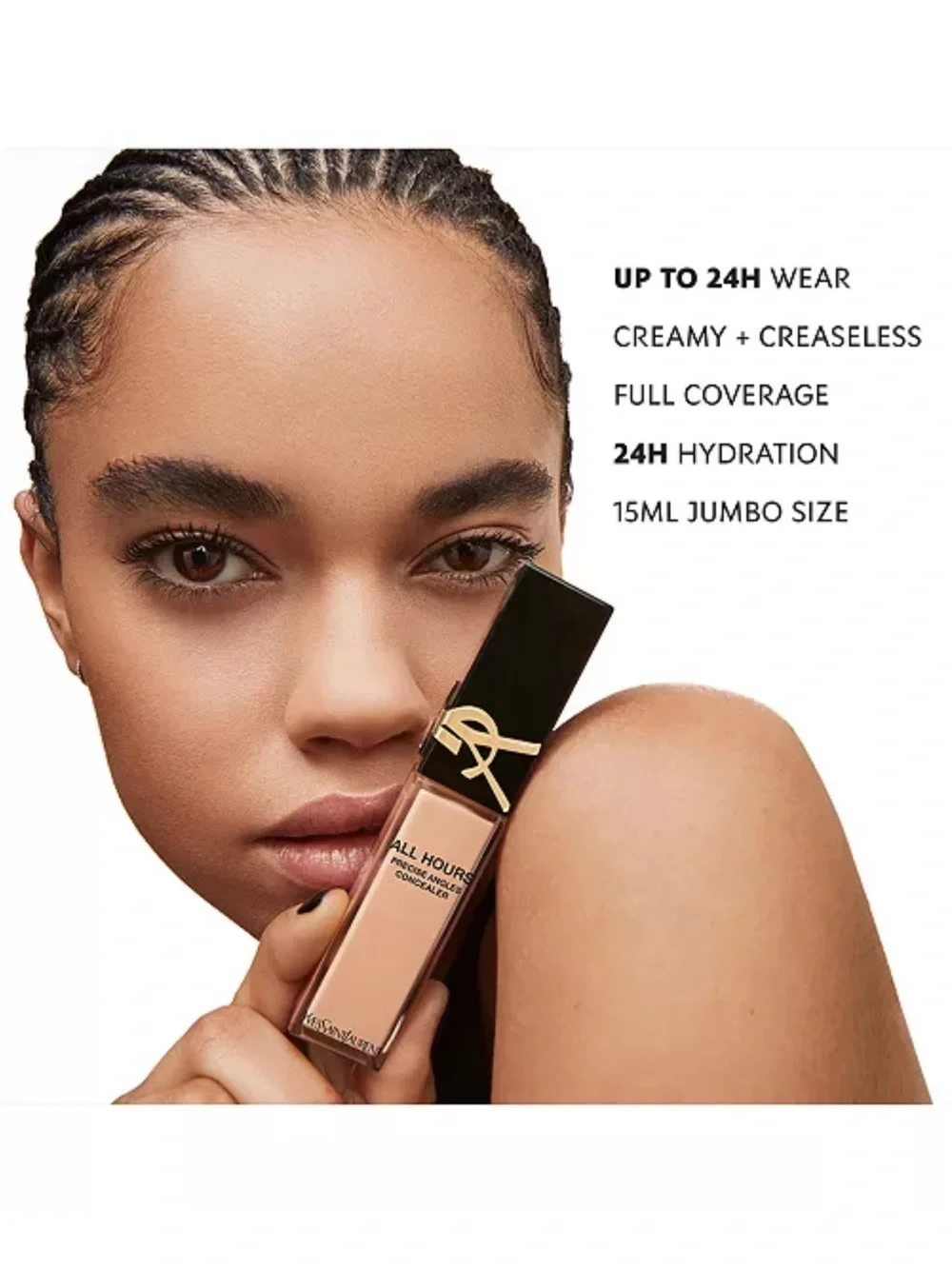 YSL All Hours Precise Angles Full-Coverage Concealer — LW2